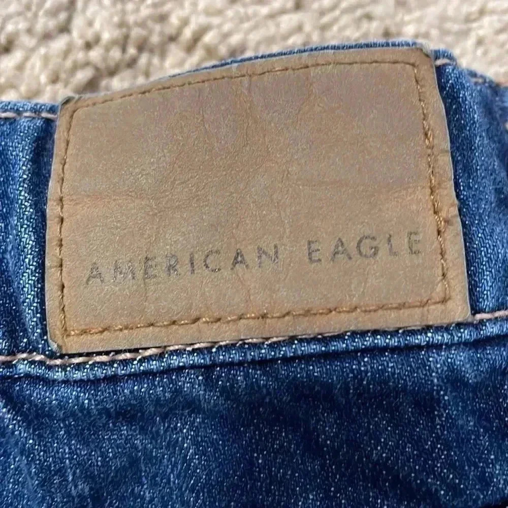 American Eagle jean shorts Tom Girl size 00 - Picture 3 of 5